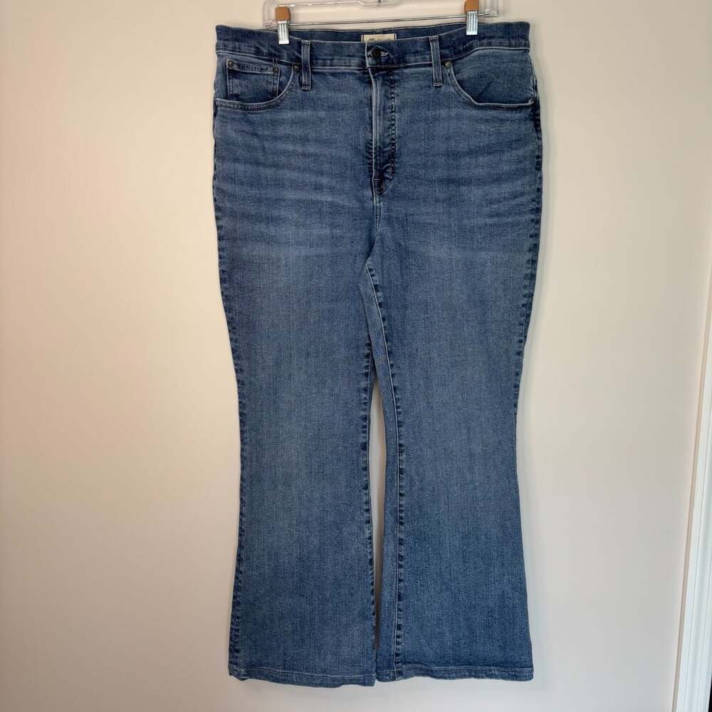 Madewell the perfect vintage flare jean womens 33 denim 5-pocket stretch